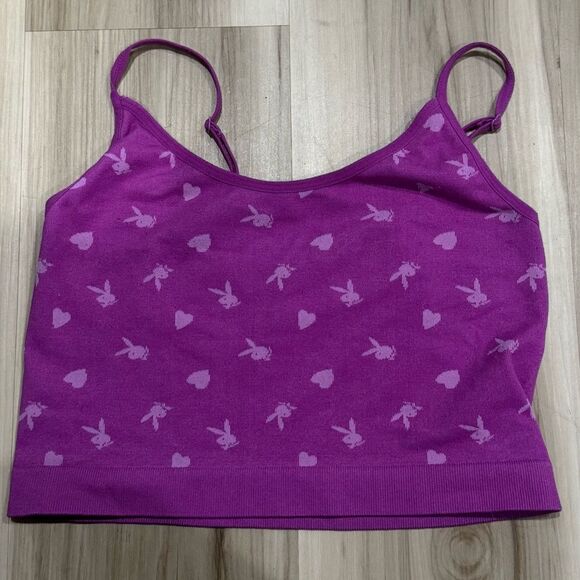 Playboy Pacsun Cropped Tank Top Women’s Medium - Picture 1 of 2